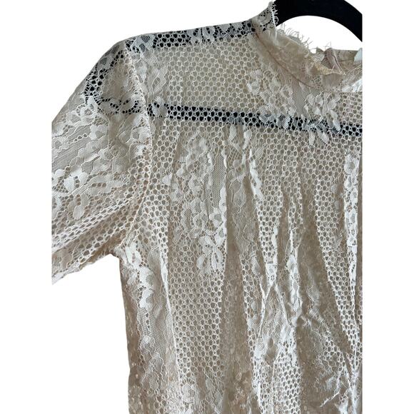 H&M Sheer Floral Lace Top - Picture 9 of 16